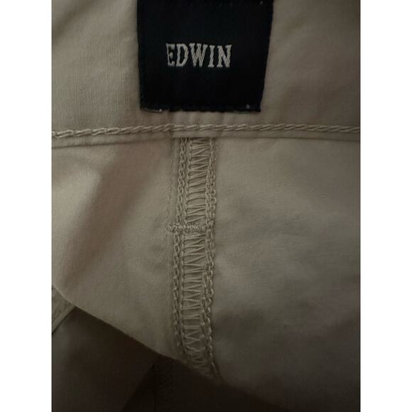 Anthropologie x EDWIN Clio Utility Pants, Oyster, Size 29, NWT - Picture 8 of 10